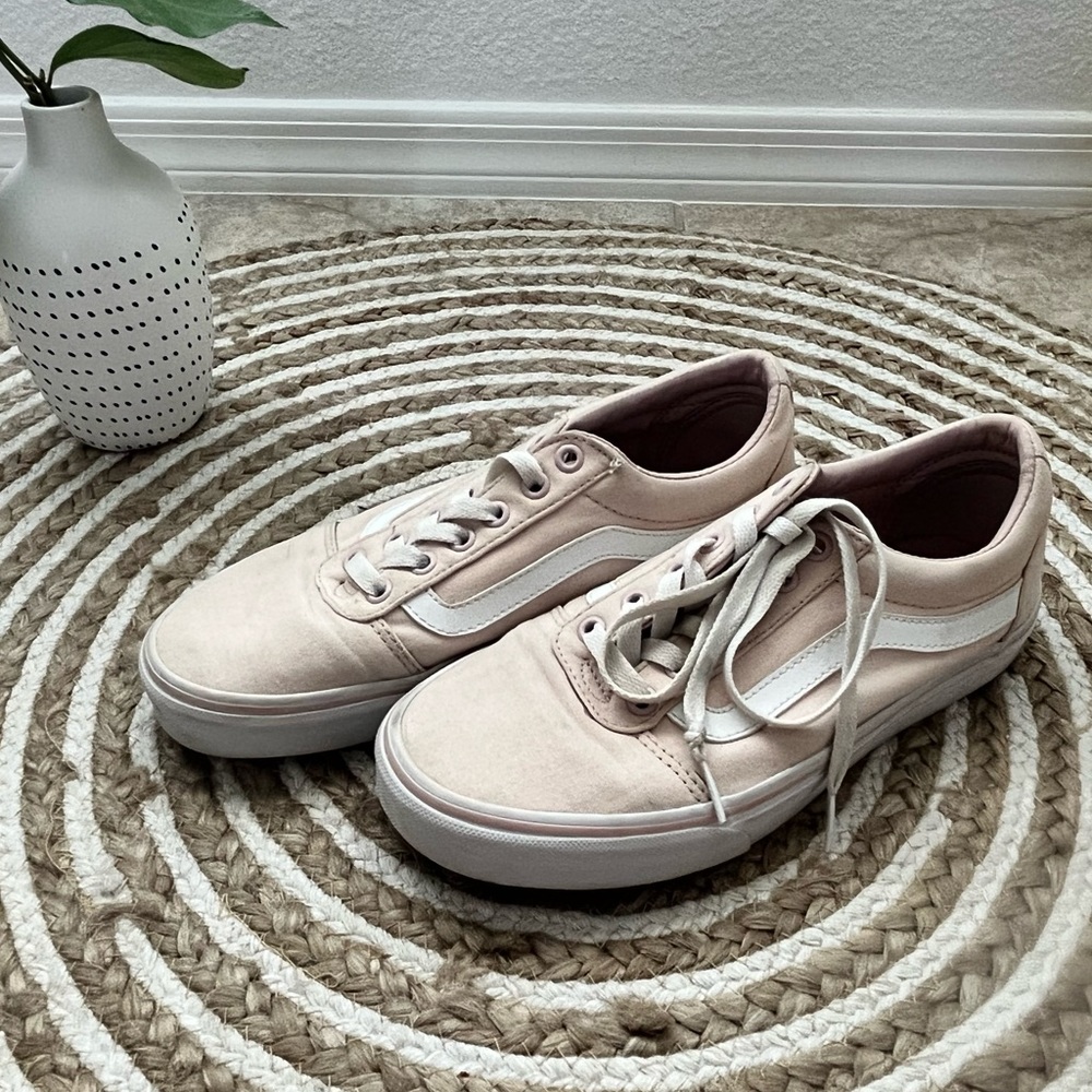 Baby pink Vans